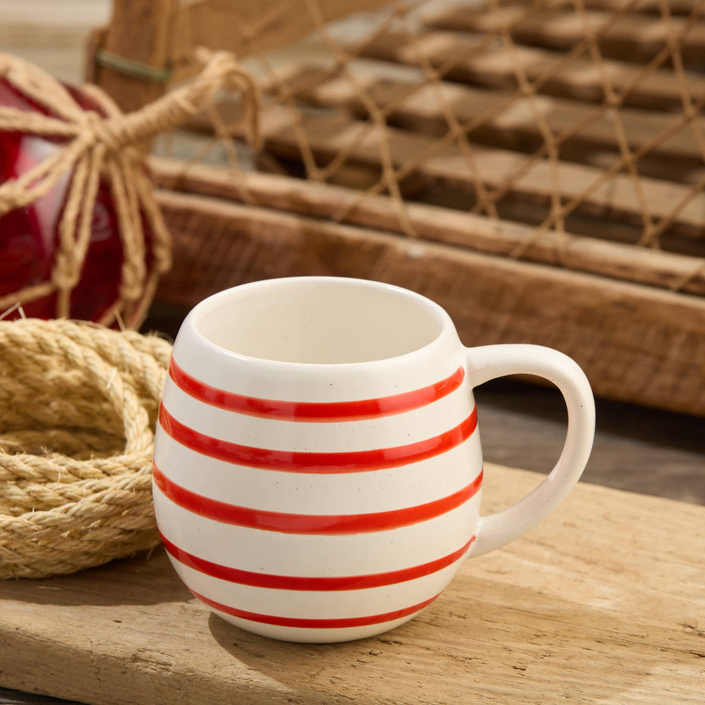 Red Striped Mug