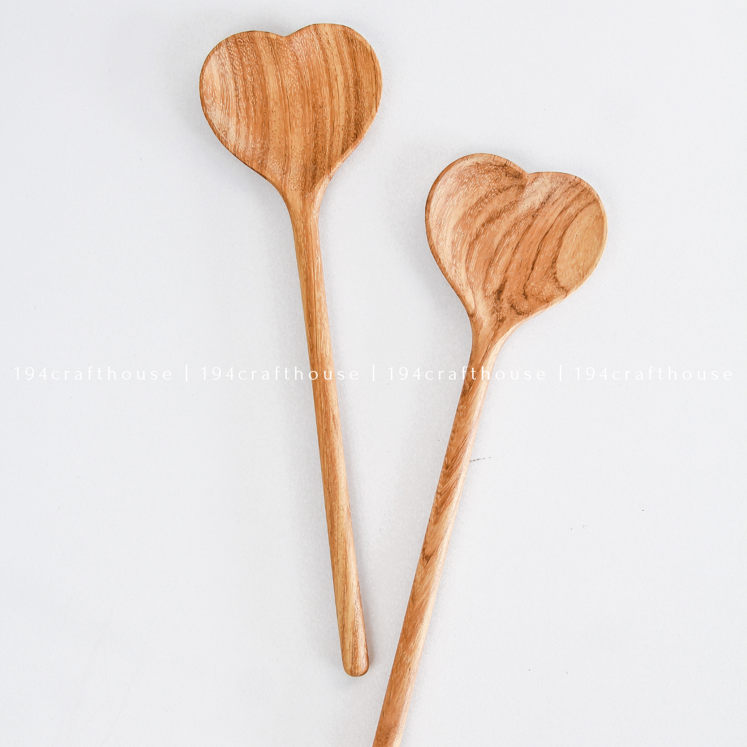 Wooden Heart-Shaped Spoon | Large