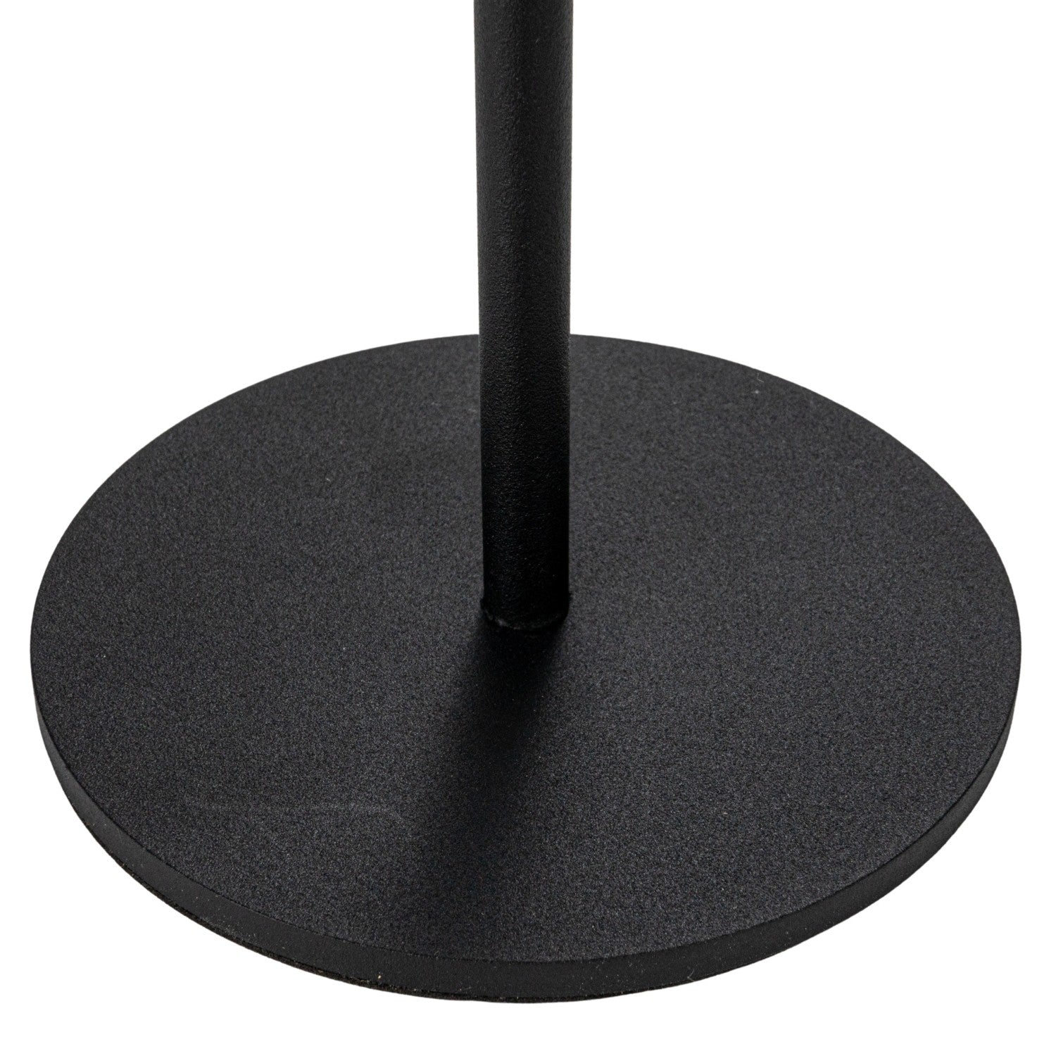 Black Metal LED Rechargeable Table Lamp w/Touch Sensor