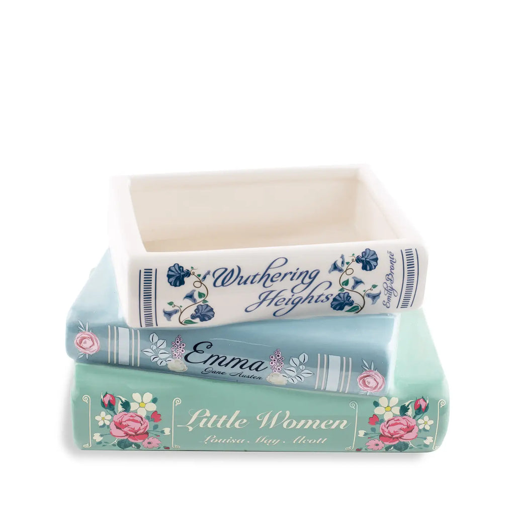Stacked Book Vase | Pastel Classics