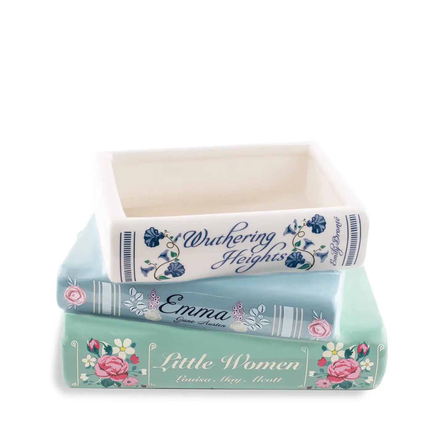 Stacked Book Vase | Pastel Classics