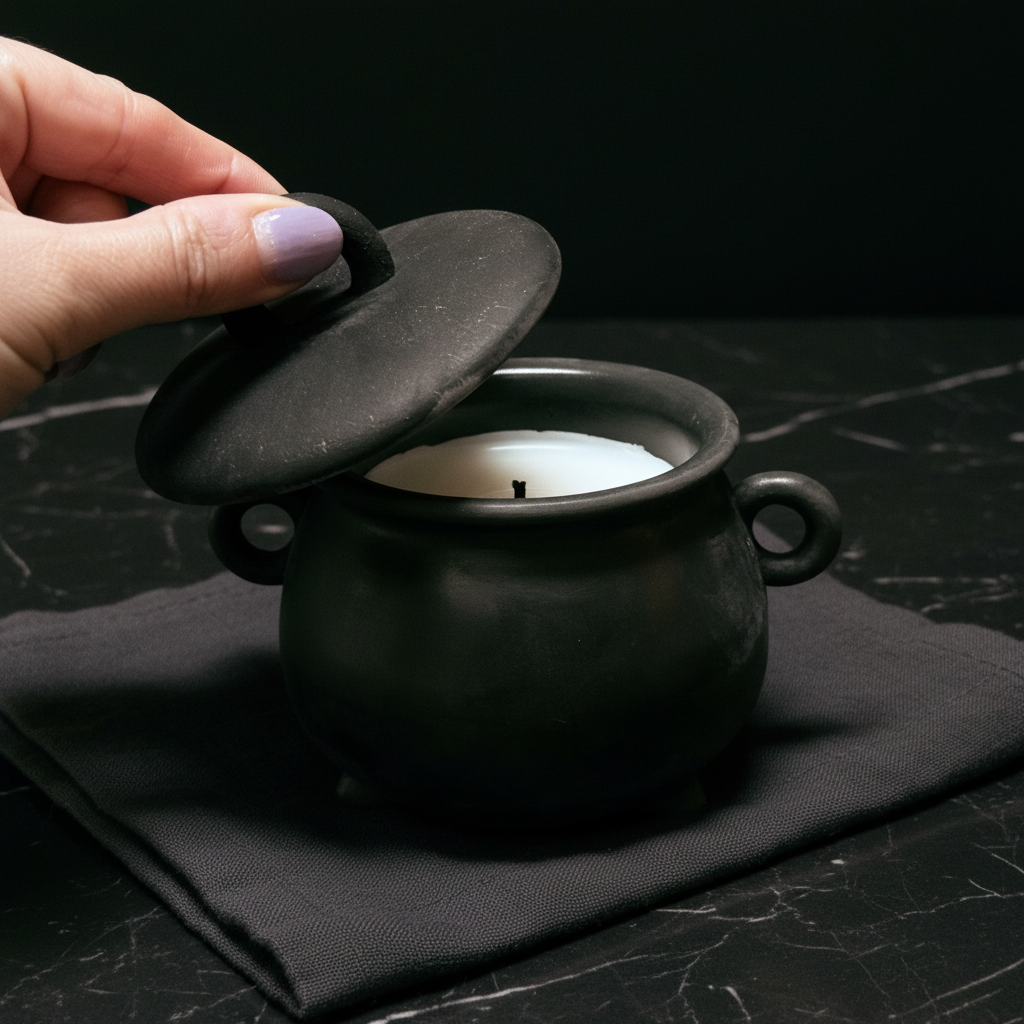 Witches Brew Cauldron Candle