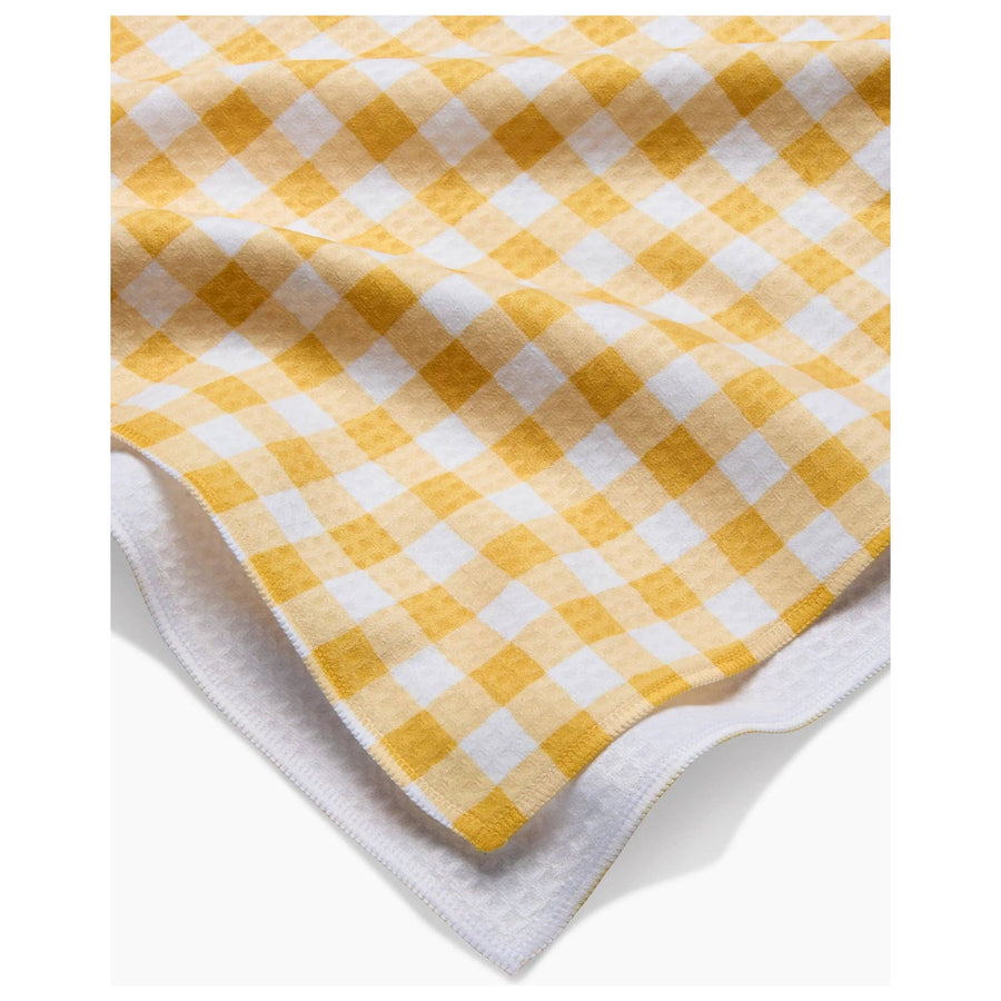 Geometry - Golden Plaid Luxe Hand Towel