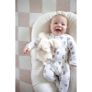 Organic 2-Way Zipper Footie | Brixy Bunny