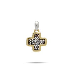 Kristal Life in Balance Cross Charm