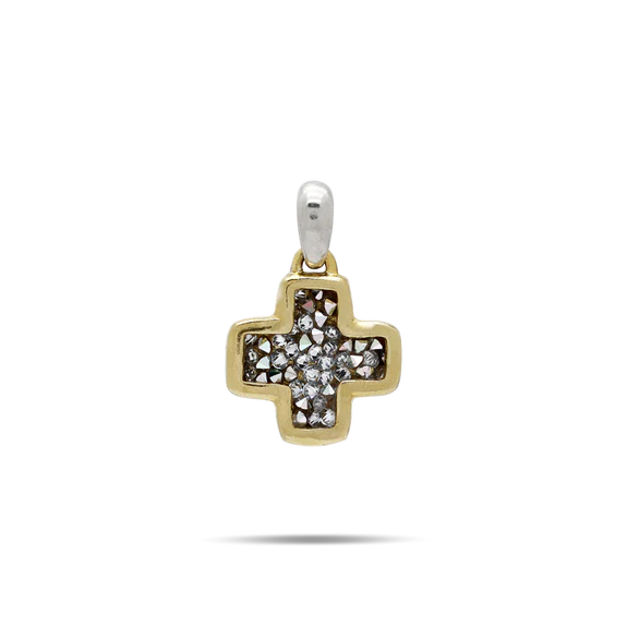 Kristal Life in Balance Cross Charm