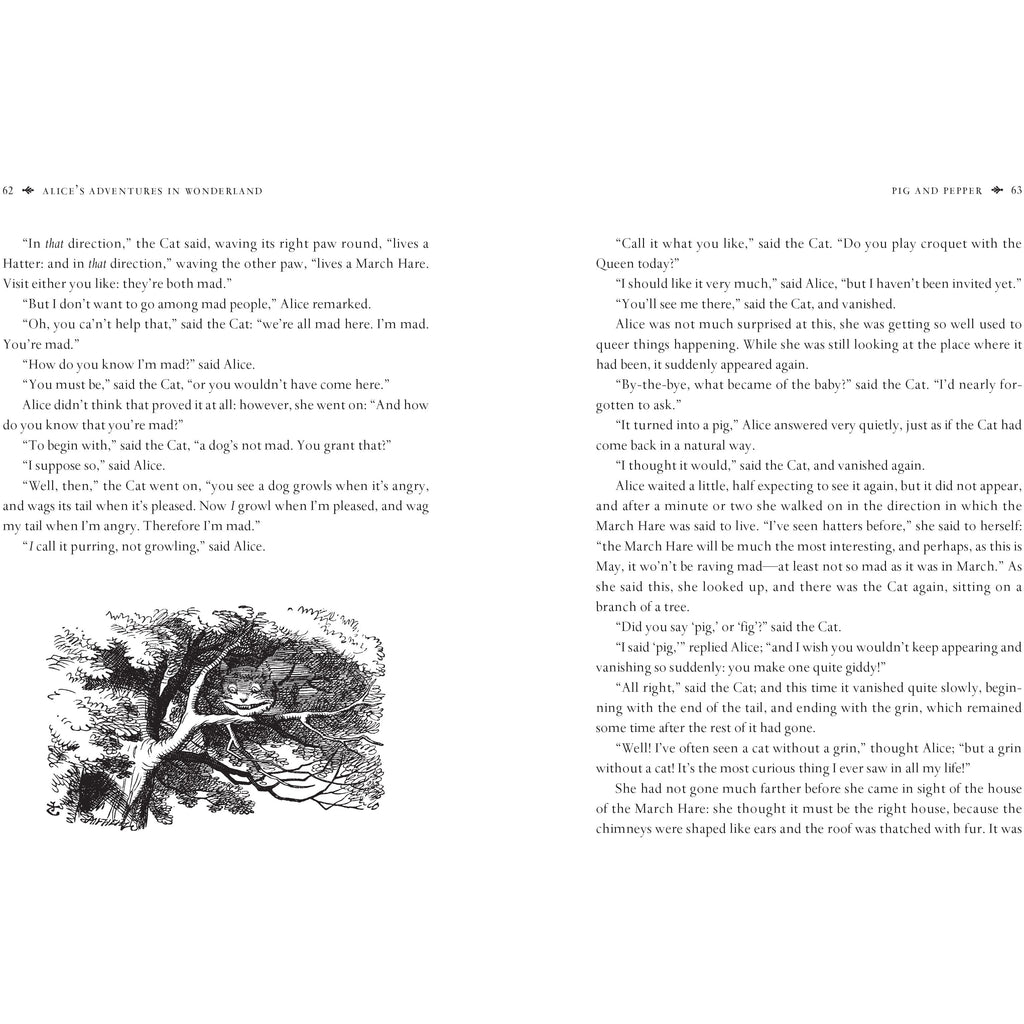 Alice’s Adventures in Wonderland & Through the Looking Glass.