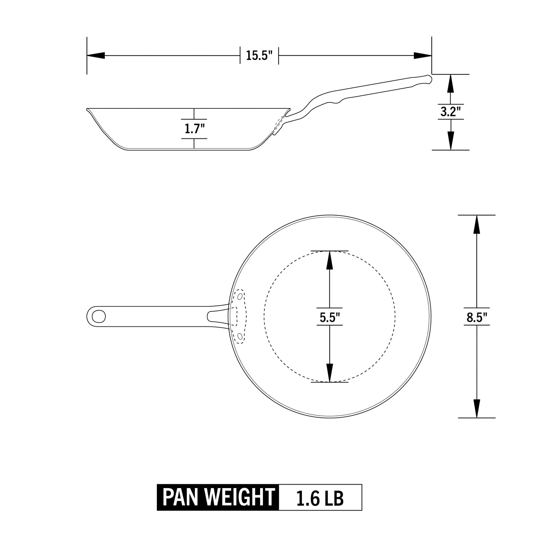 EATER Series | 8.5" Fry Pan