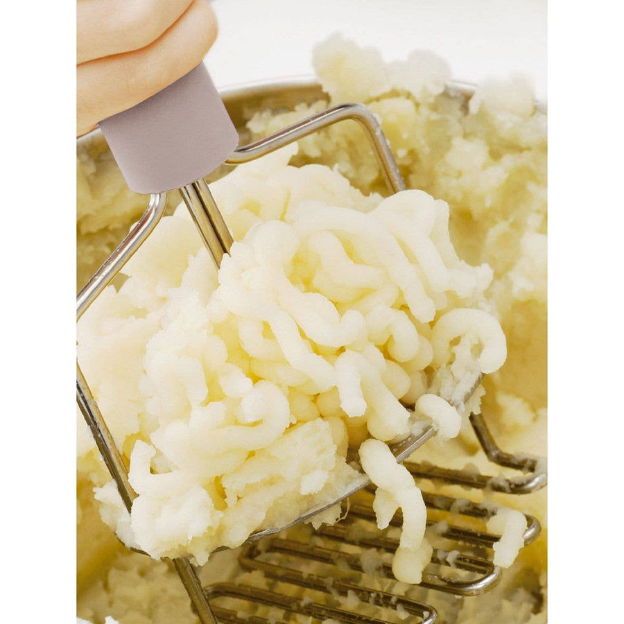 Dual-Action Potato Masher & Ricer – Fast Spring-Loaded Tool