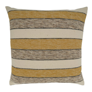 Striped Throw Pillow | Down Filled