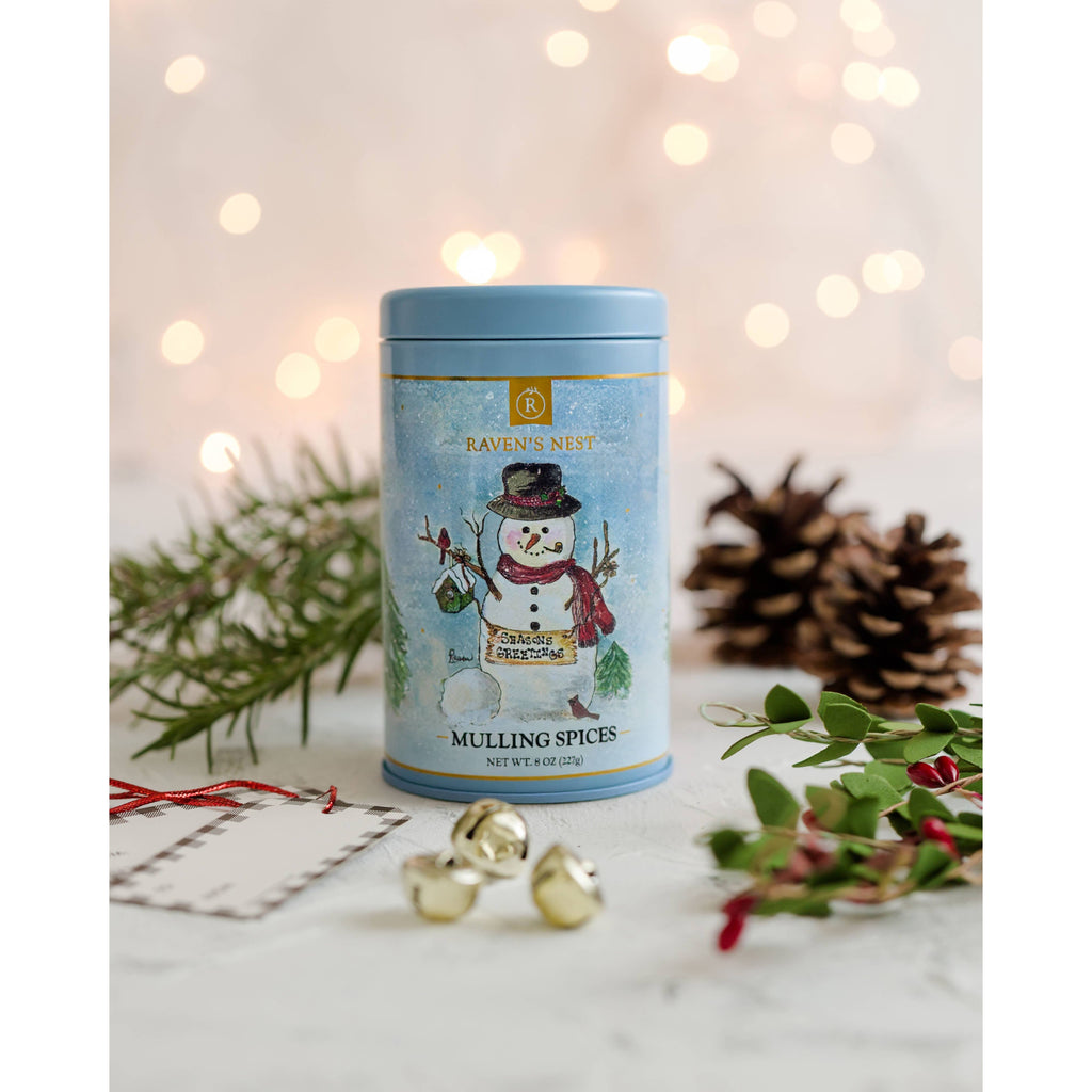 Raven's Nest Gourmet - NEW! Snowman -  Holiday Keepsake Tin