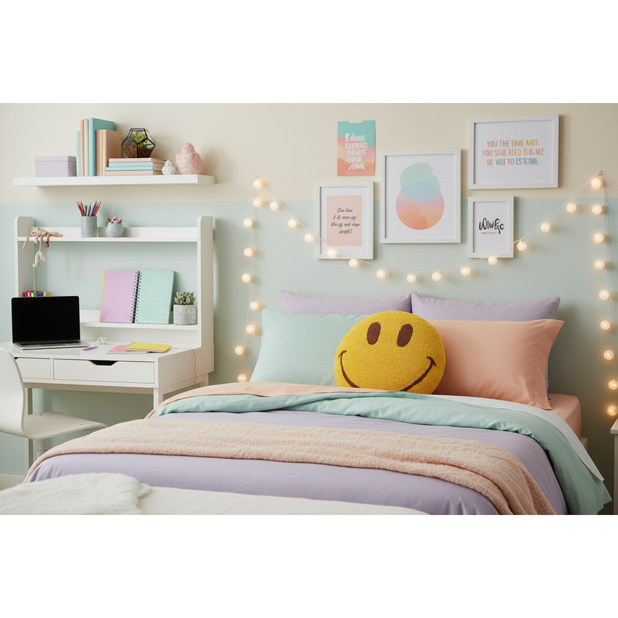 Smile Face Hook Pillow