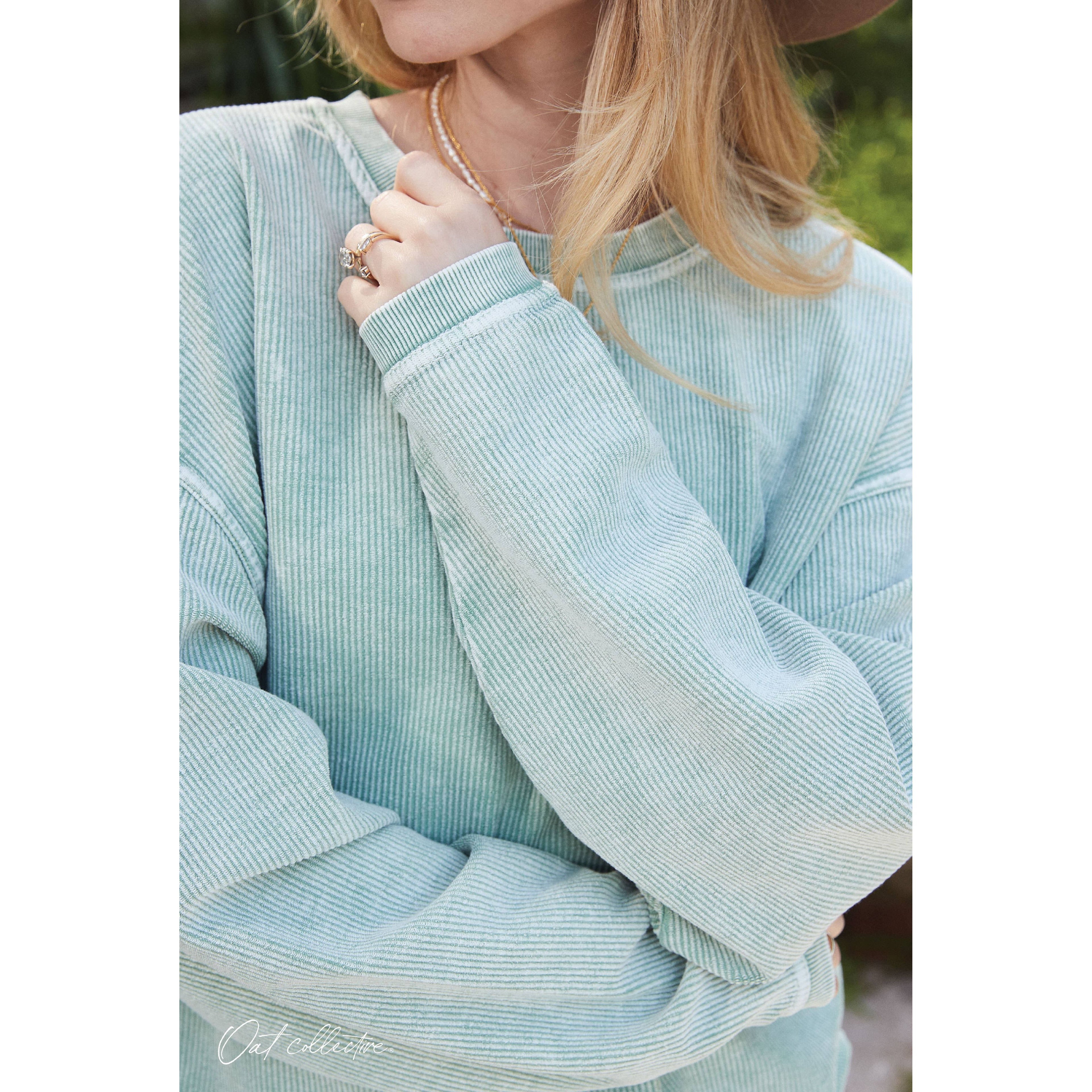 SUPPORT LOCAL FARMERS  Thermal Vintage Pullover | VINTAGE CHARCOAL