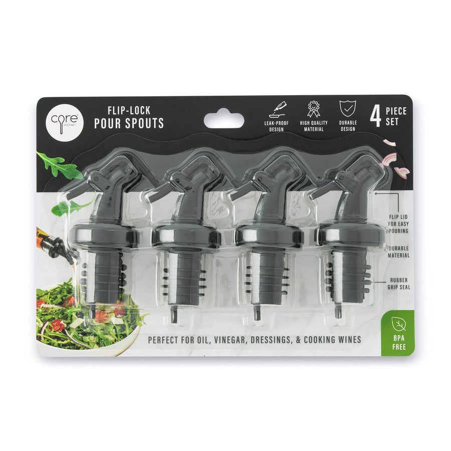 S/4 Flip Lock Pour Spouts | Onyx