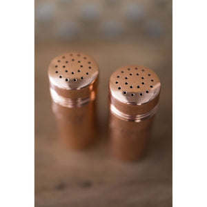 Copper Salt & Pepper Shakers