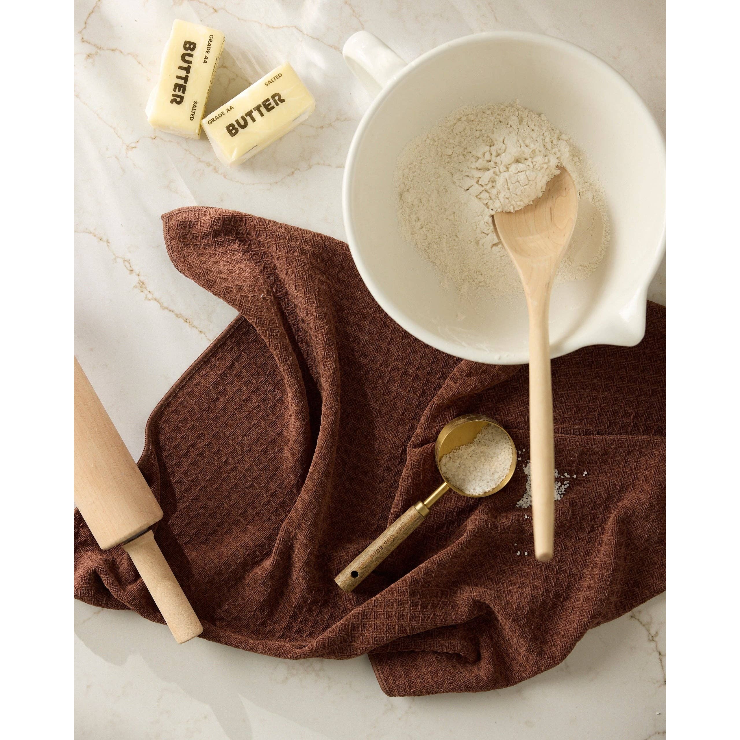 Geometry Truffle Hand Towel | Maple
