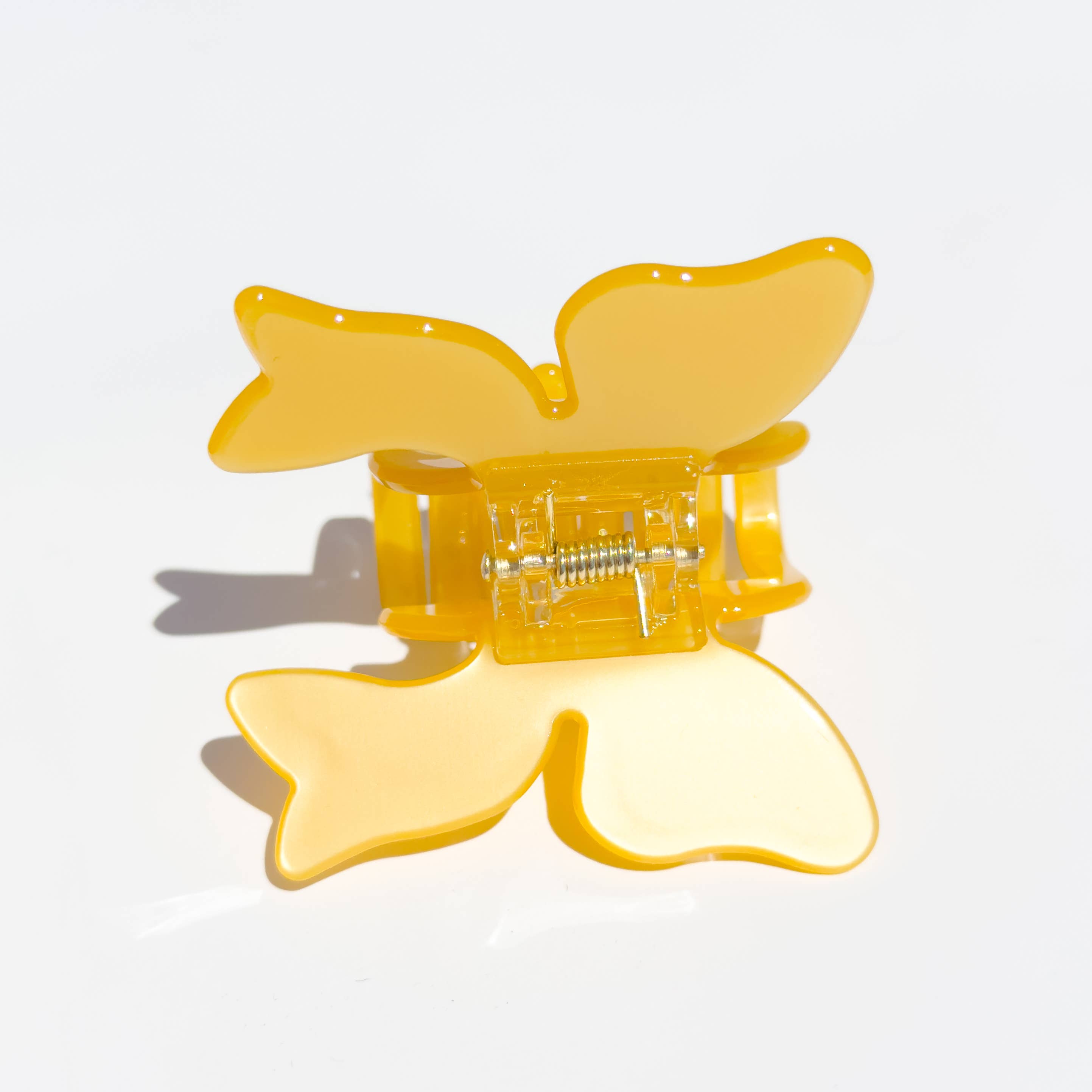 Butterfly Bow Hair Claw Clip | Yellow