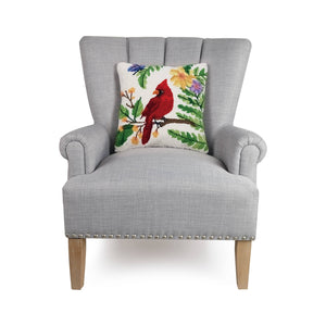 Cardinal Hook Pillow