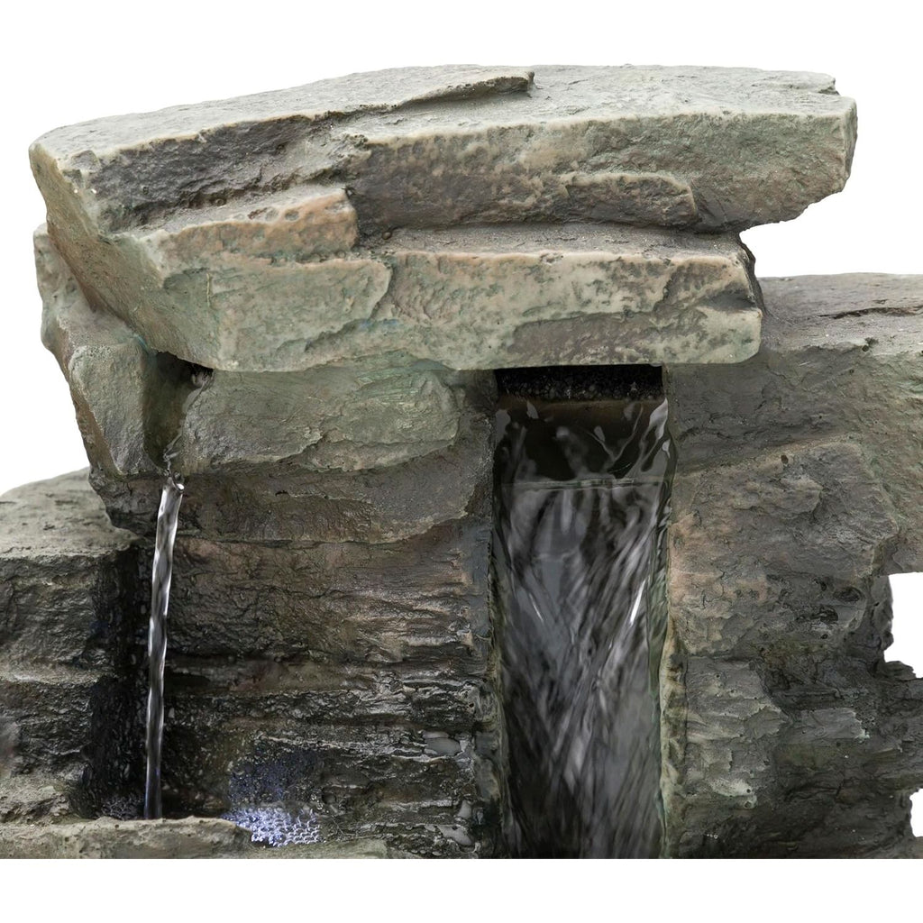 Cascading Tabletop Fountain w/LED Lights