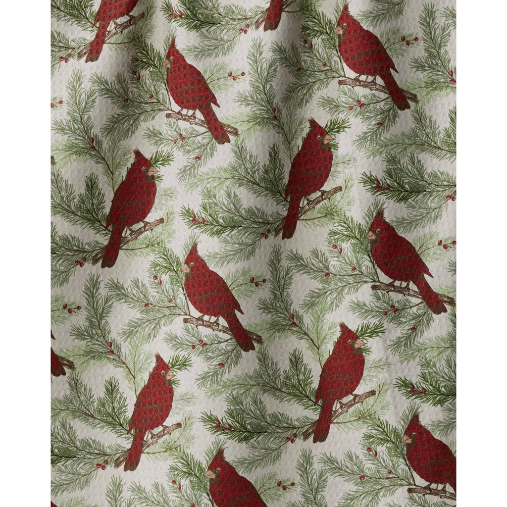 Geometry - Winter Crimson Luxe Kitchen Towel