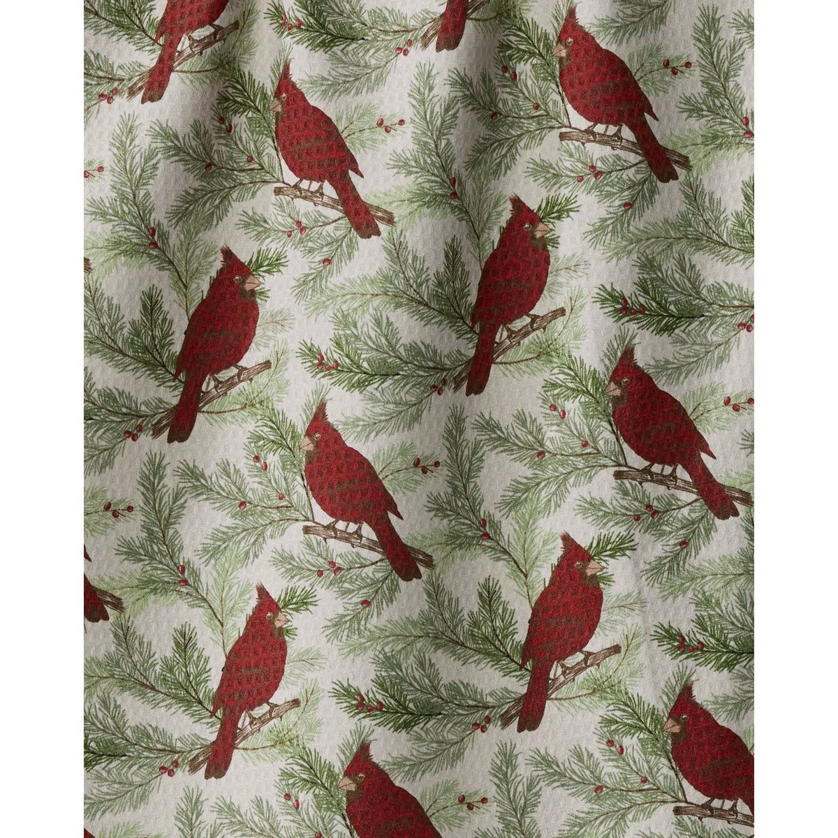 Geometry - Winter Crimson Luxe Kitchen Towel