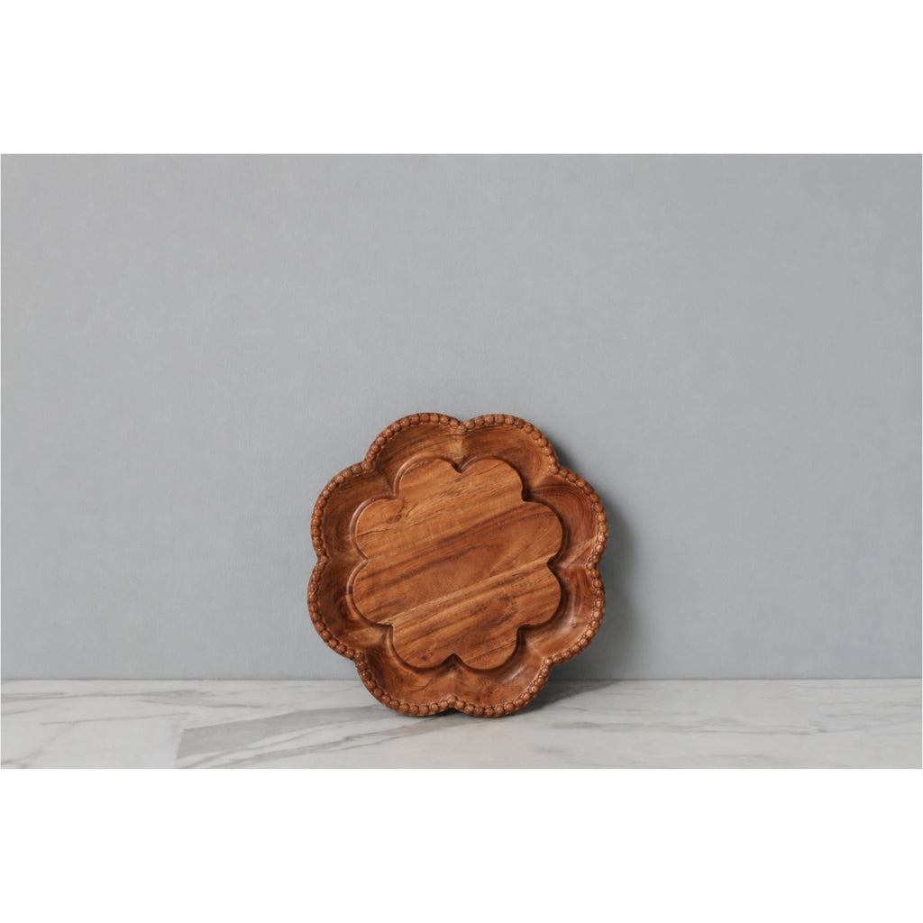 Vintage English Scalloped Bread Board