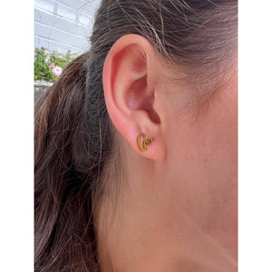 Go Vols Game Day Gold Stud Earrings