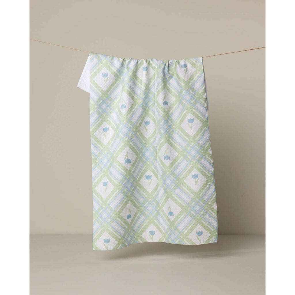 Geometry - Tulip Lattice Tea Towel