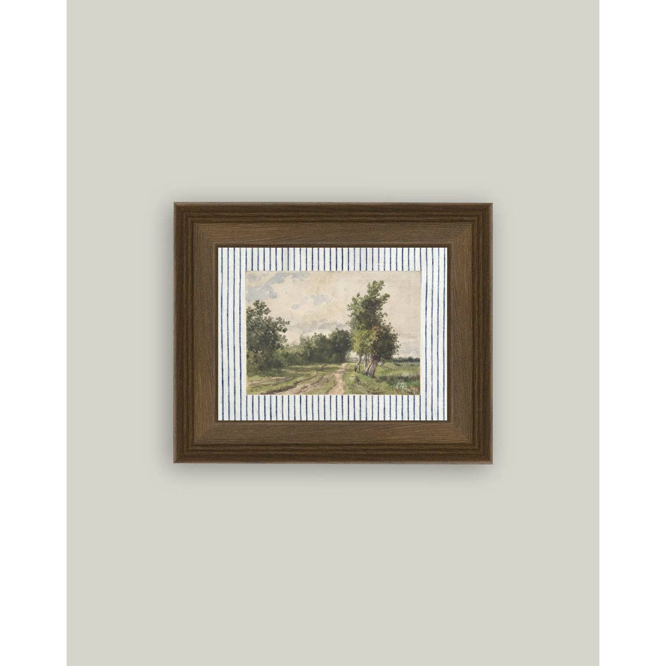 Framed Antique Art | Provence Landscape - 10x8