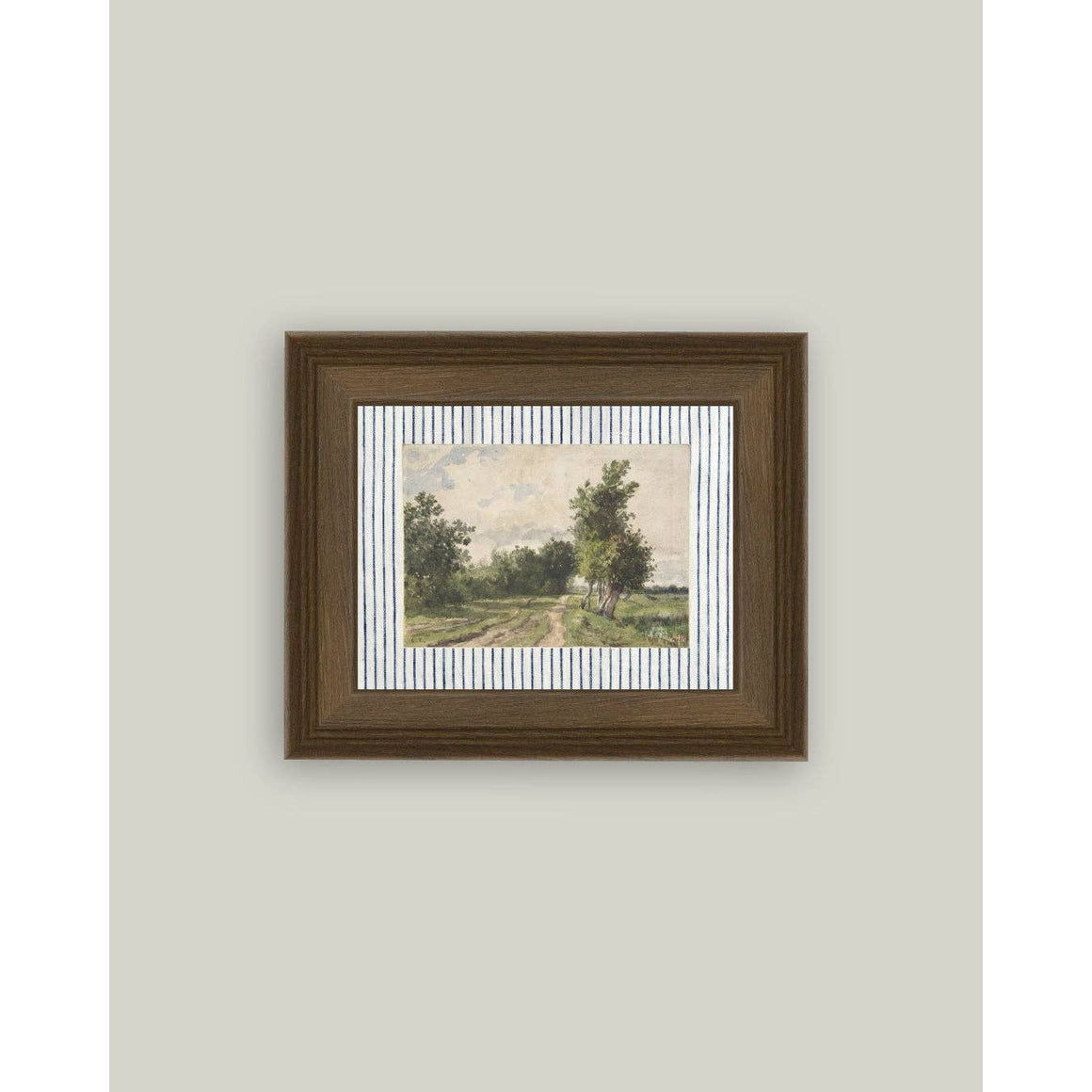 Framed Antique Art | Provence Landscape - 10x8
