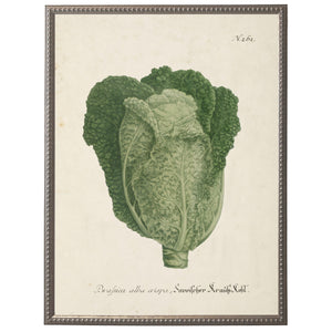 Vintage Leafy Green Bookplate w/Distressed Background
