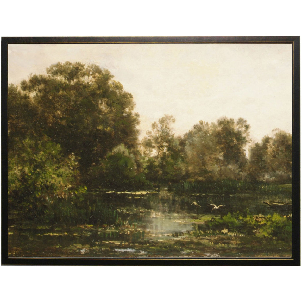 Vintage Oil Reproduction Landscape | 16" x 12'