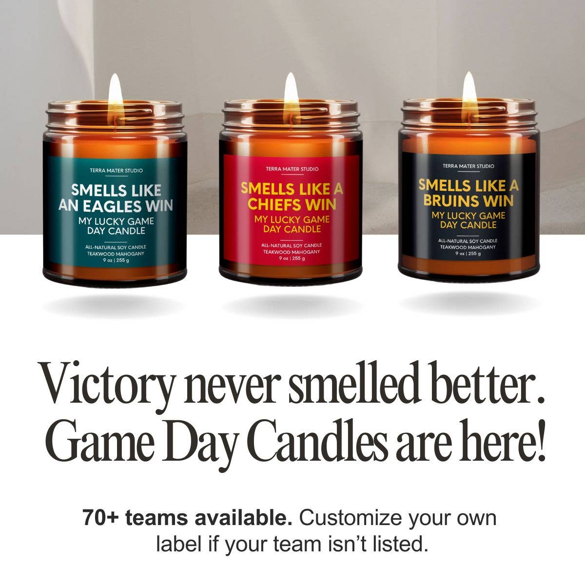 Smells Like A Volunteers Win Candle | Tobacco + Vanilla