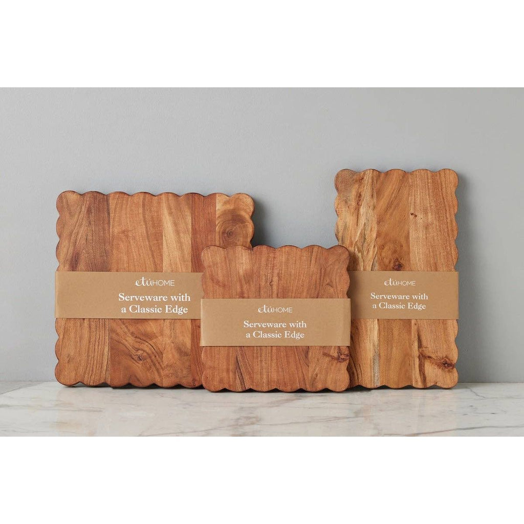 Scalloped Rectangle Cutting Board| Medium