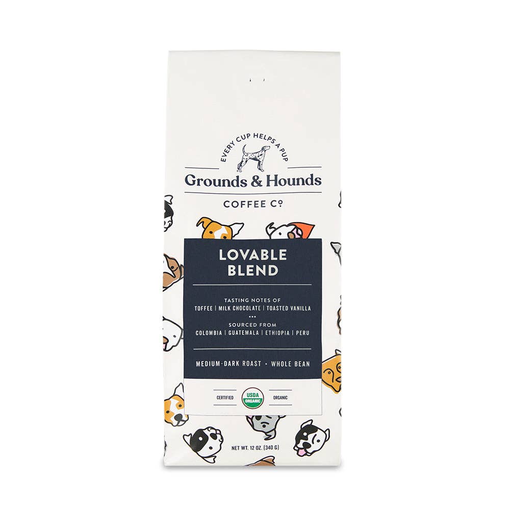 Grounds & Hounds Coffee Co.® Roast Coffee |  Lovable (Whole Bean)