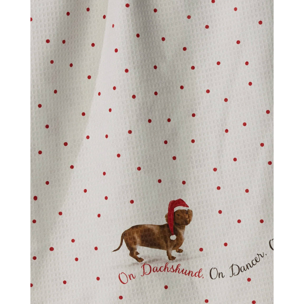 Geometry - Dachshund Dash Luxe Kitchen Towel
