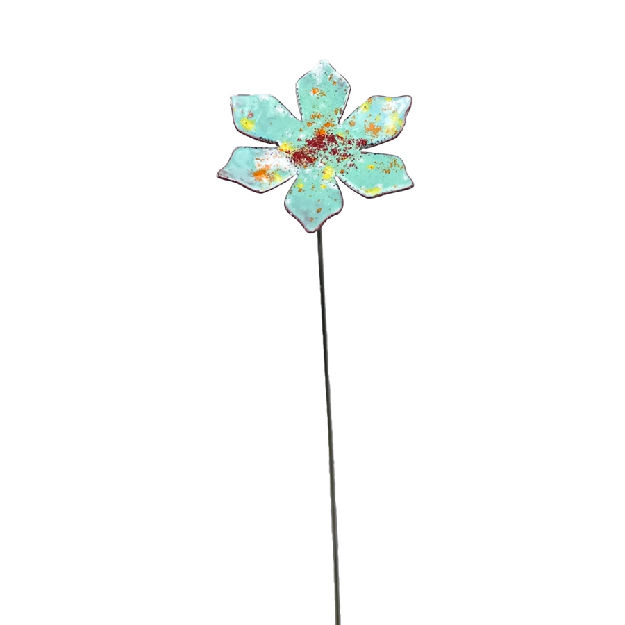 Copper Enamel Flower | Medium