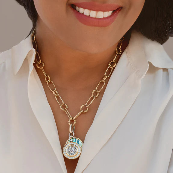 The Sea is Always Home Abalone Pendant