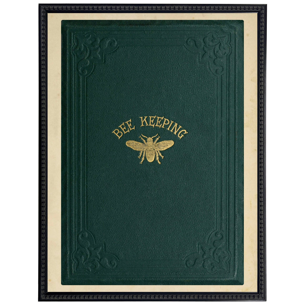 Beekeeping Book Cover Framed Art | Bee