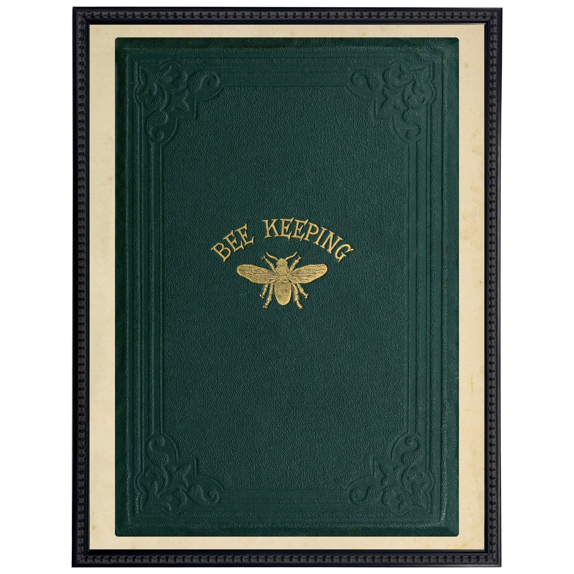 Beekeeping Book Cover Framed Art | Bee