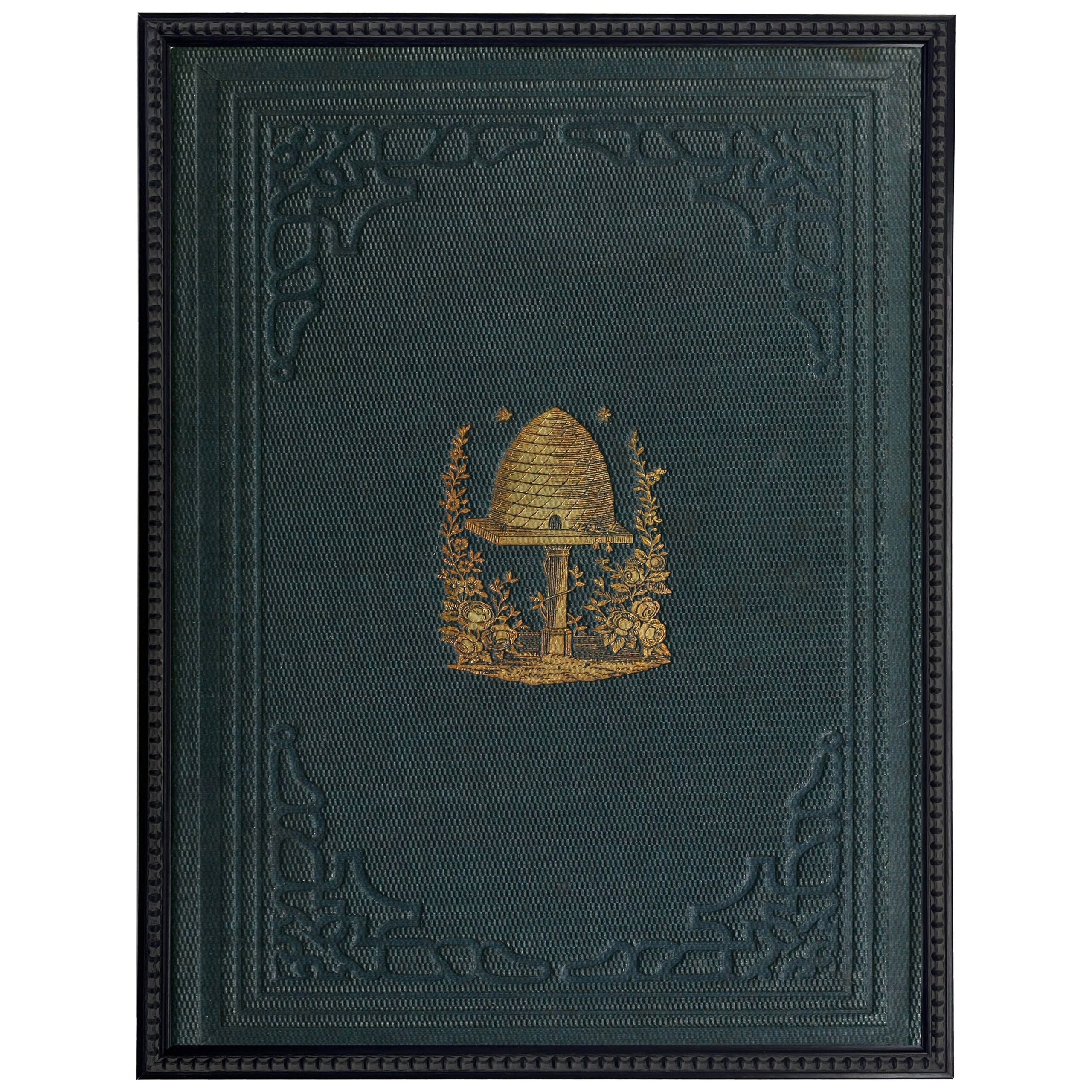 Beekeeping Book Cover Framed Art | Bee Hive