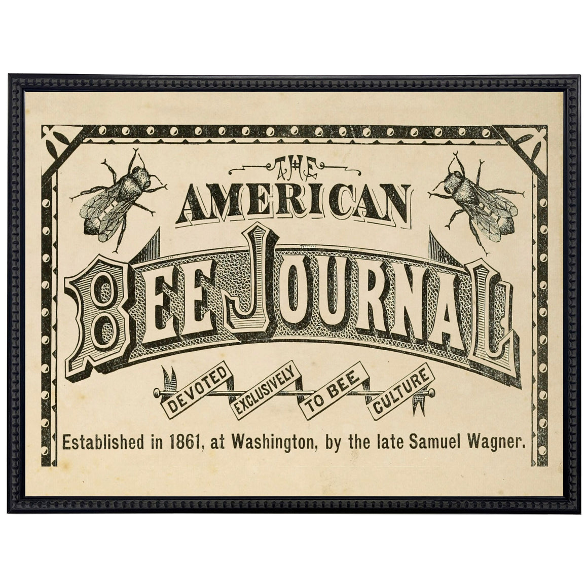 Vintage American Bee Journal Cover