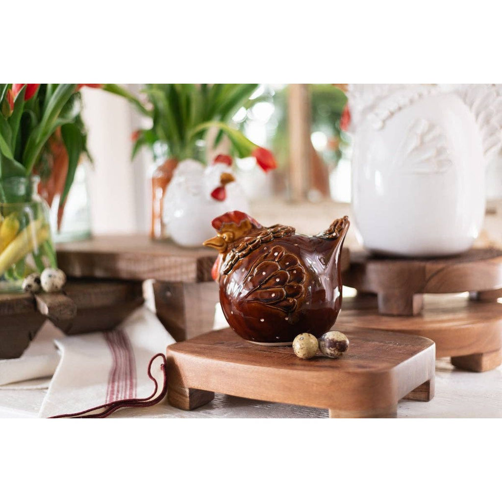 Country French Hen - Brown | Medium