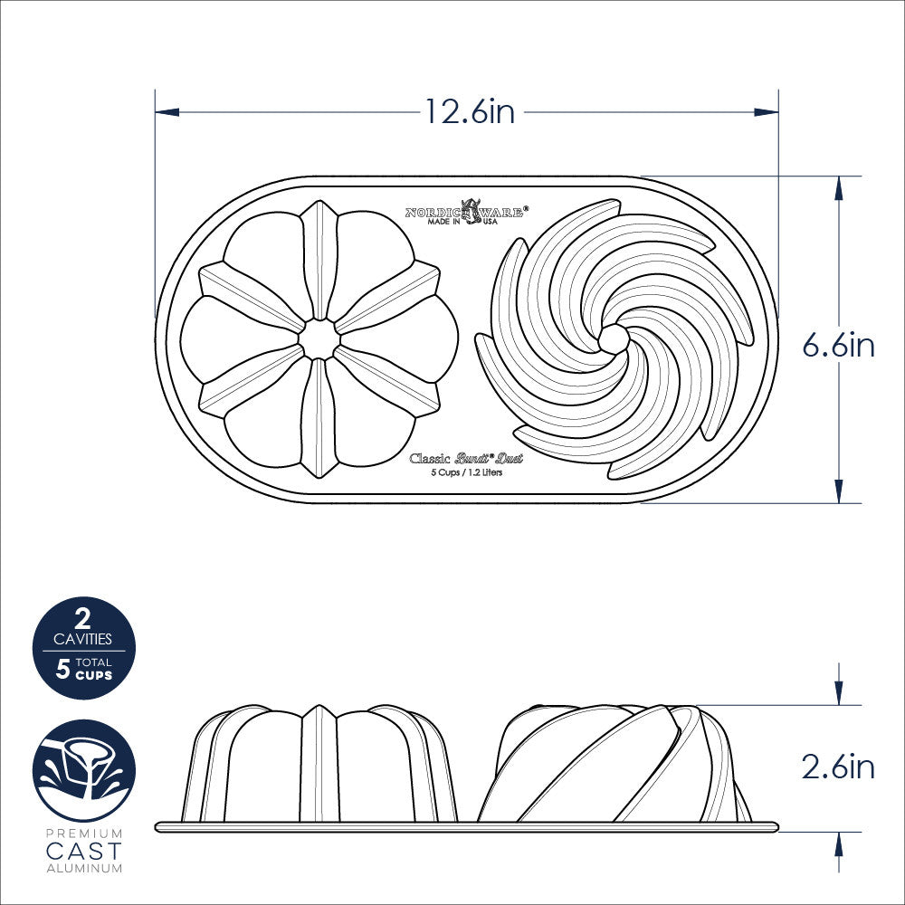 Classic Bundt® Duet Pan