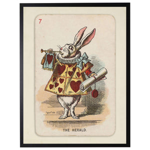 Vintage Alice In Wonderland Custom Framed Art