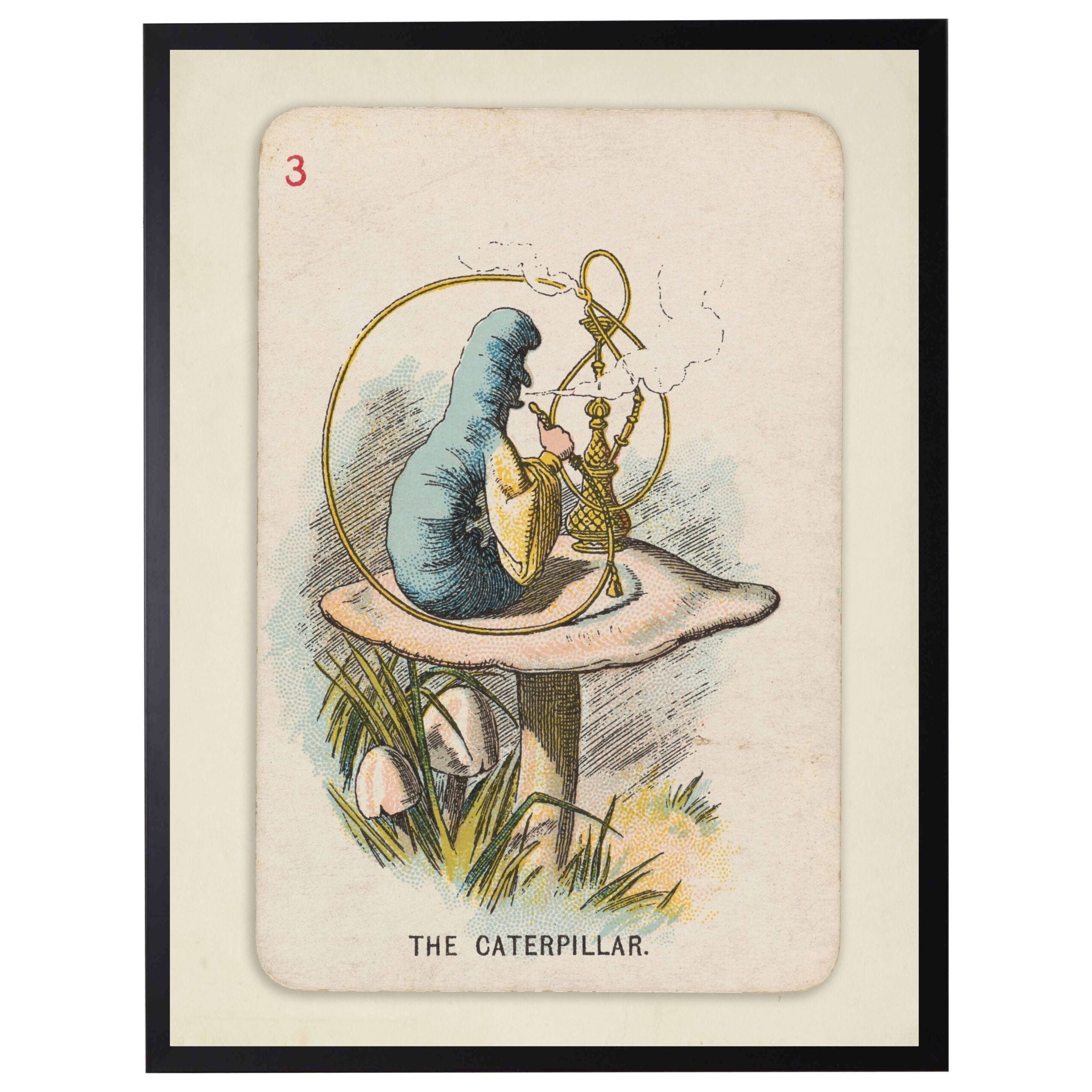 Vintage Alice In Wonderland Custom Framed Art