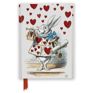 Alice in Wonderland: White Rabbit (Foiled Journal)
