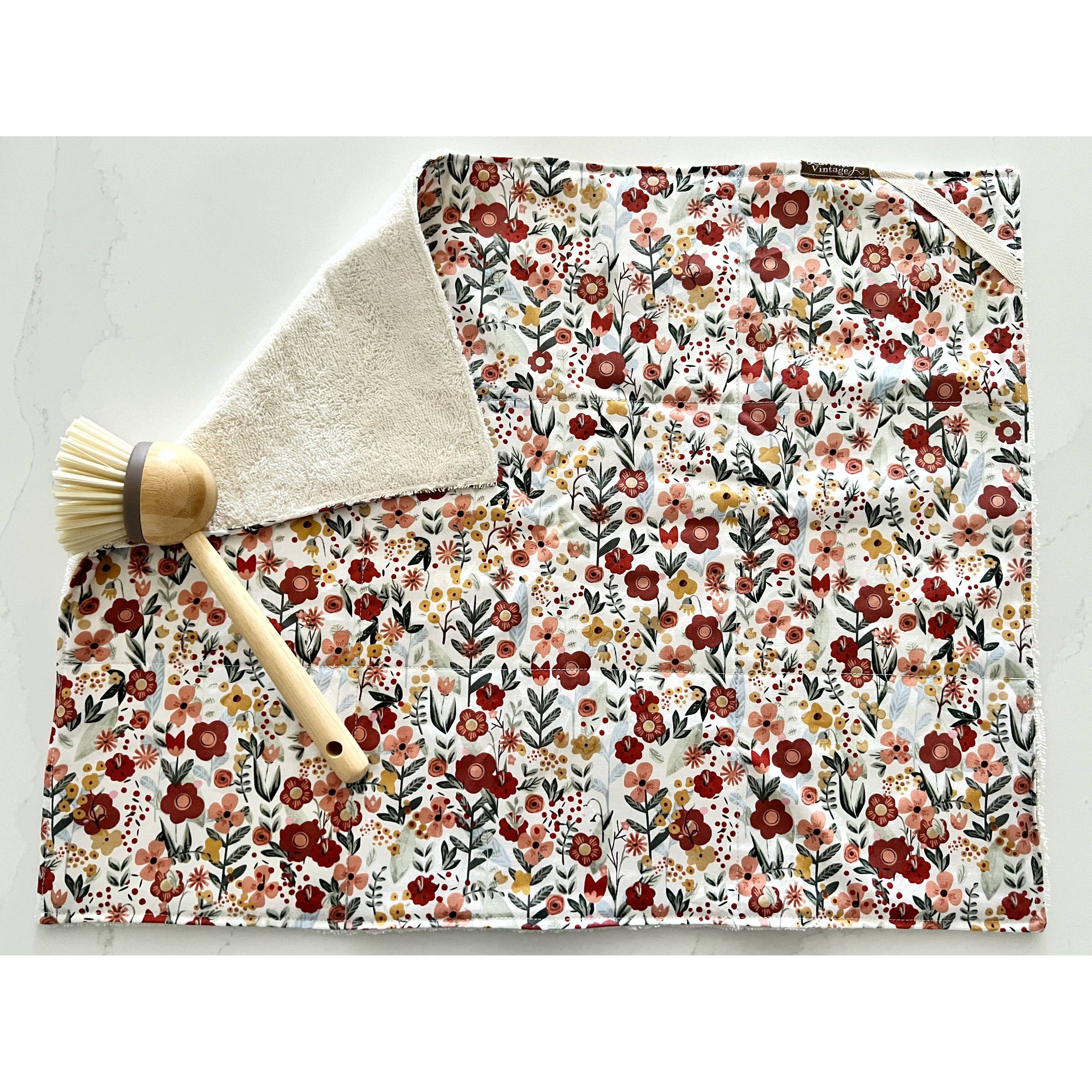 Dish Drying Mat | Wildflowers