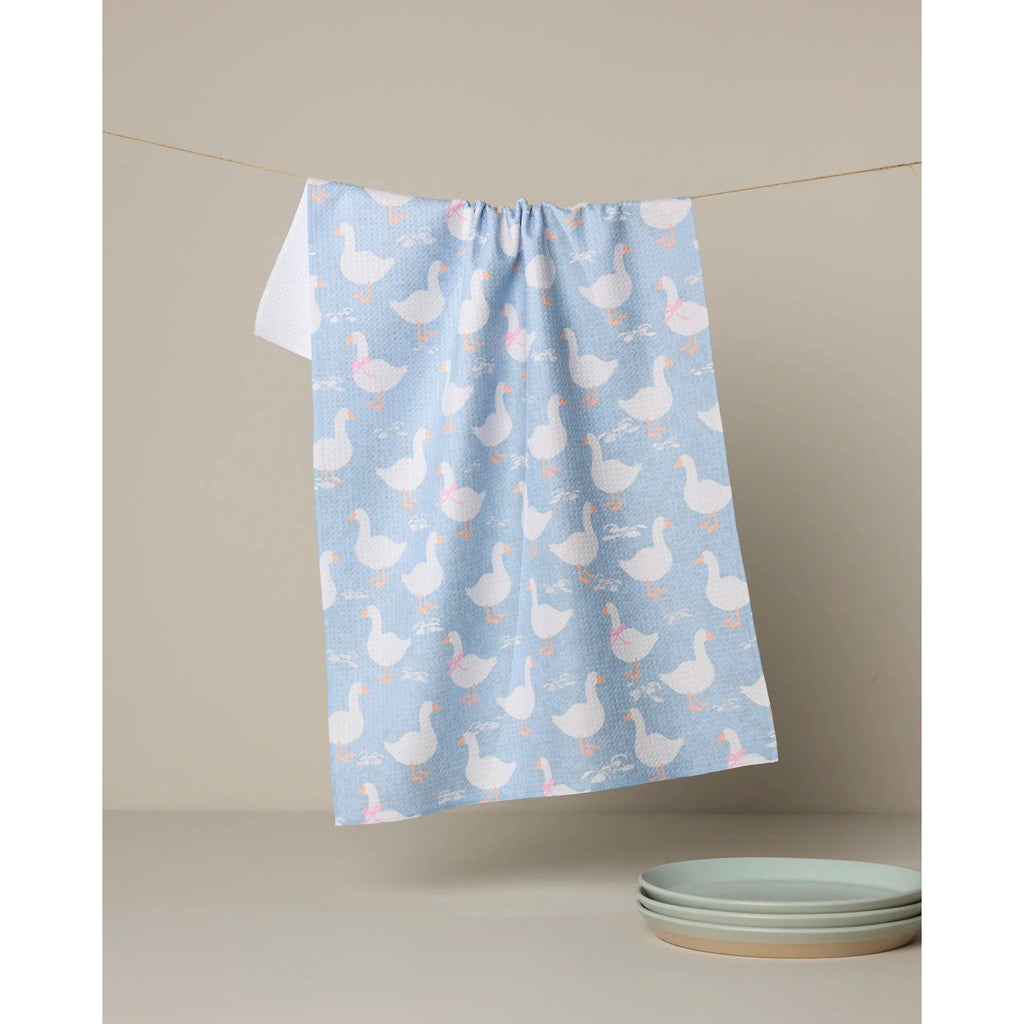 Geometry - Duck Trail Tea Towel