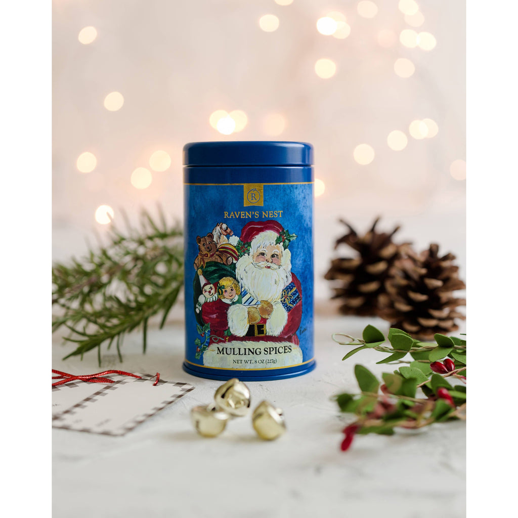 Raven's Nest Gourmet - NEW! Santa - Holiday Keepsake Tin